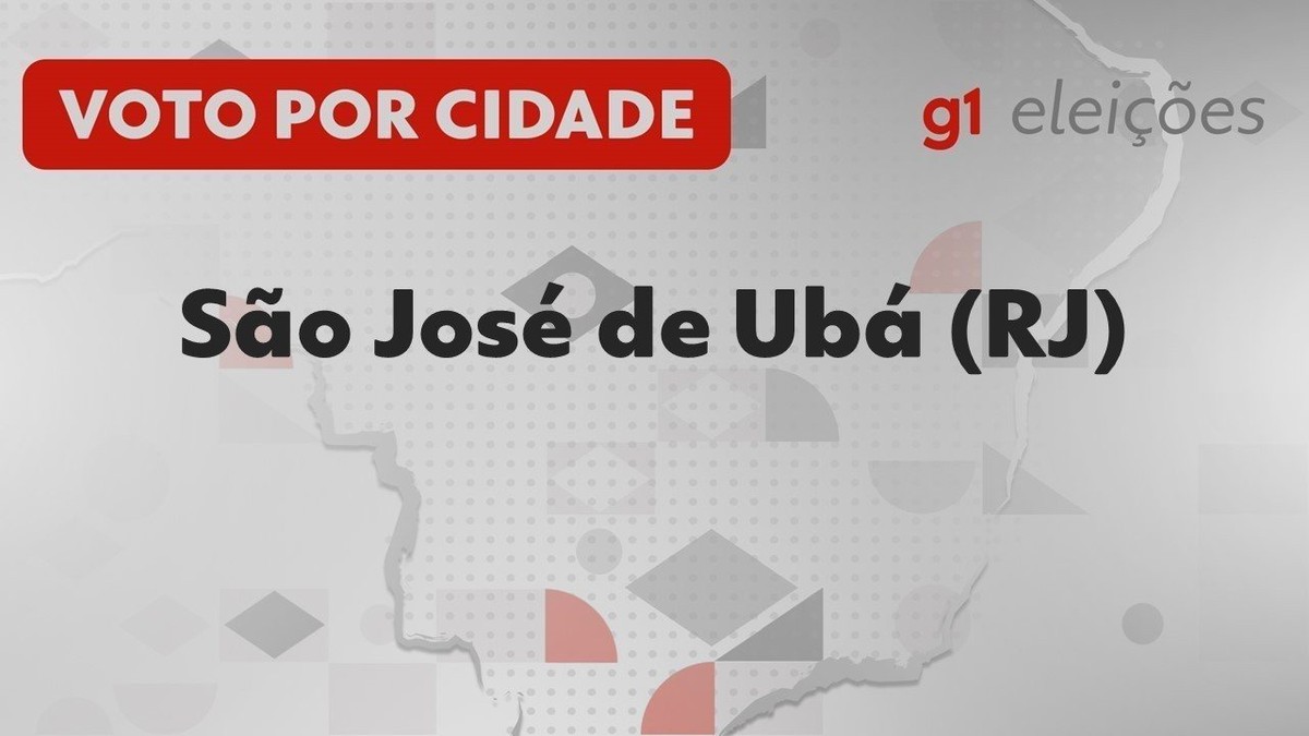 Eleições em São José de Ubá (RJ) Veja como foi a votação no 1º turno Norte Fluminense G1