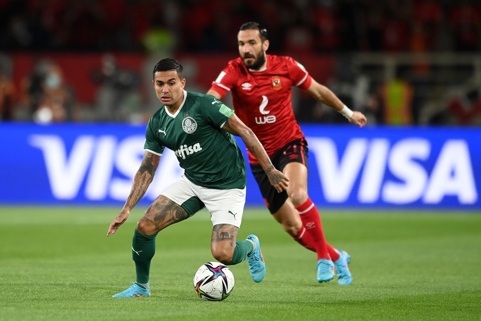 Dudu em Palmeiras x Al Ahly — Foto: Michael Regan - FIFA/FIFA via Getty Images