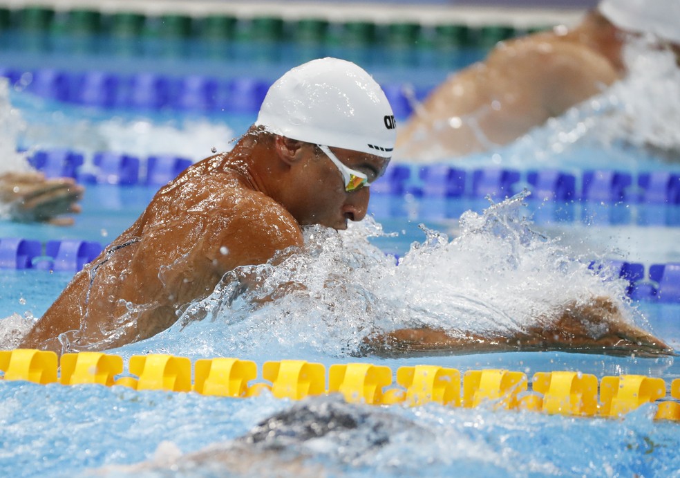 Felipe Lima na natação em Tóquio 2020 — Foto: Andrá Durão