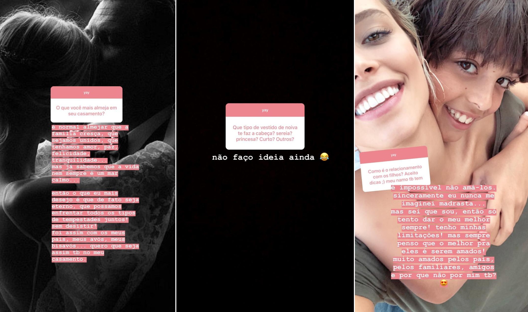 s responde sobre casamento com Kaká (Foto: Reprodução/Instagram)