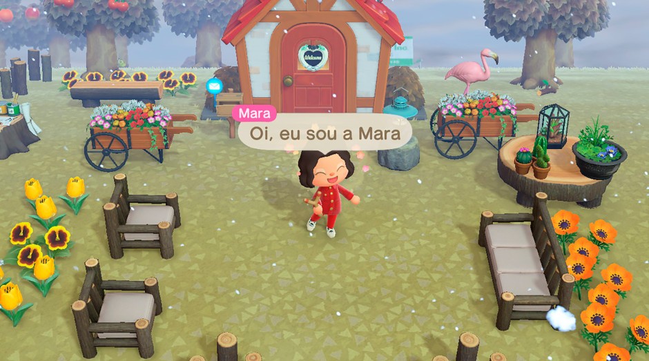 Personagem Mara, criada pela Amaro para o jogo Animal Crossing (Foto: Amaro/Divulgação)