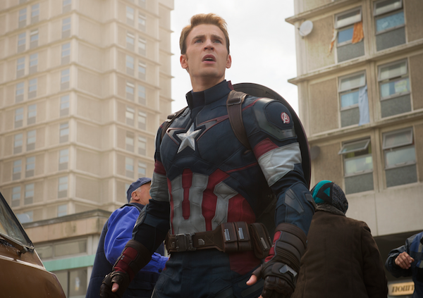 O ator Chris Evans como o herói Capitão América (Foto: Reprodução)