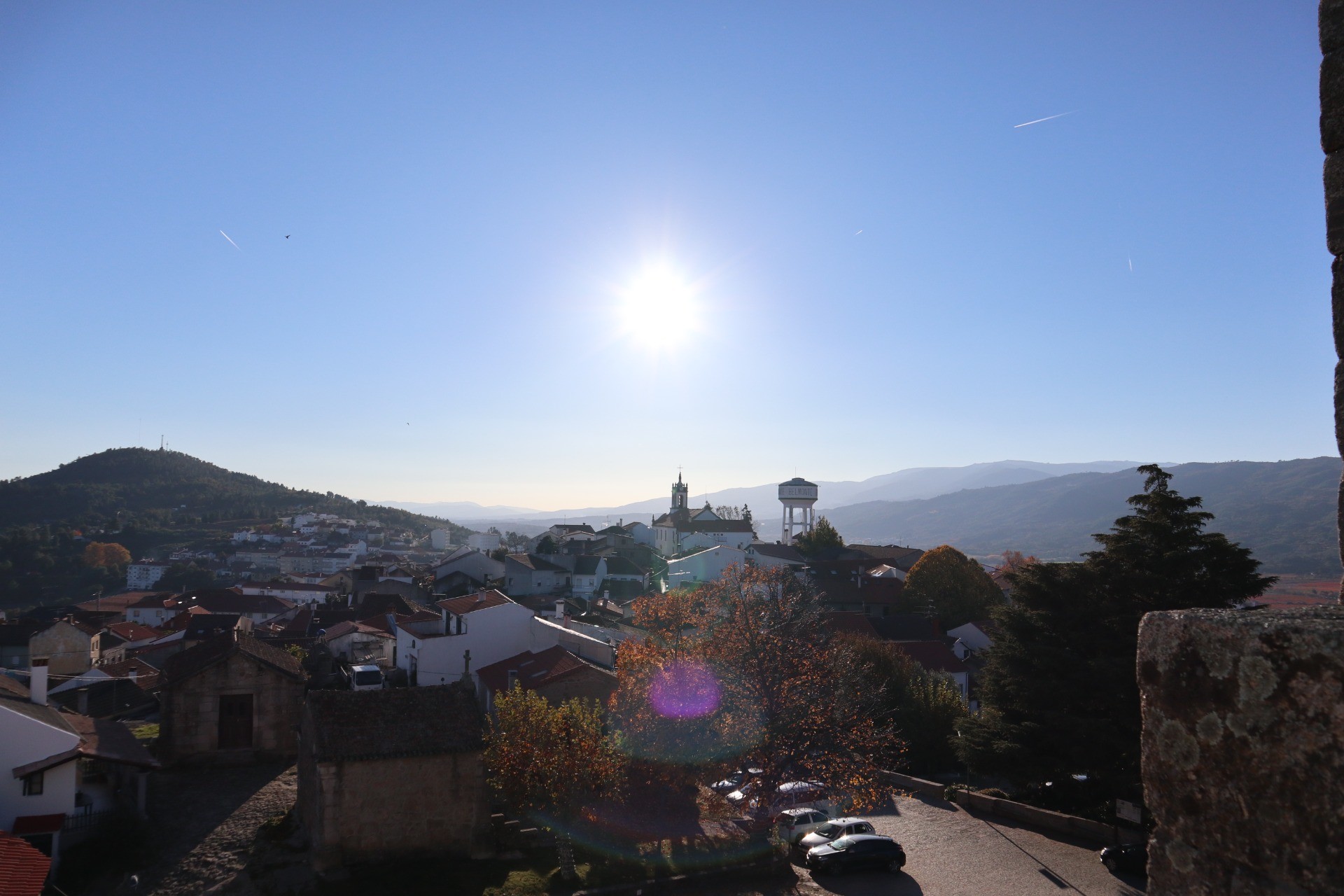 Panorama da cidade de Belmonte, em Portugal