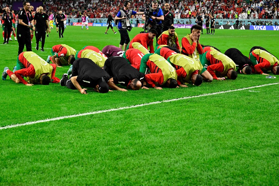 Marrocos, a grande surpresa da Copa, enfrenta a França na próxima terça-feira