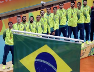 Brasil x Itália pódio (Foto: AP)