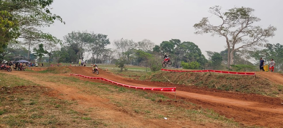 6ª etapa do Campeonato Acreano de Motocross — Foto: Dayane Leite/Rede Amazônica Acre