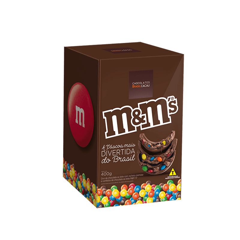 Que criança não ama os confeitos coloridos de chocolate? Ovo M&M’s Trufado 400g | Da Chocolates Brasil Cacau, R$ 64,90 (Foto: Divulgação) (Foto: Divulgação)
