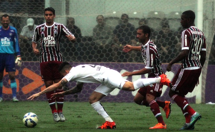 Gerson, Jean, Pierre - Santos x Joinville (Foto: Nelson Perez / Fluminense FC) Gerson, Jean, Pierre - Santos x Joinville (Foto: Nelson Perez / Fluminense FC)