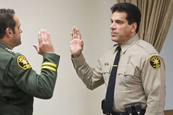 Lou Ferrigno quando entrou para a força policial do Novo México (Foto: Reprodução/Instagram)