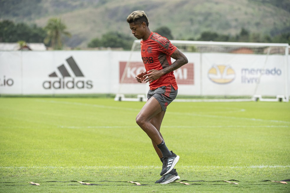 Bruno Henrique Flamengo &mdash; Foto: Alexandre Vidal / Flamengo