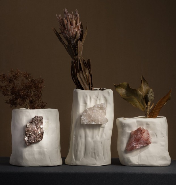 Série Pedras Brasileiras lançada pelo Atelier Le Motif na Semana de Design de Paris (Foto: Divulgação / Atelier Le Motif)