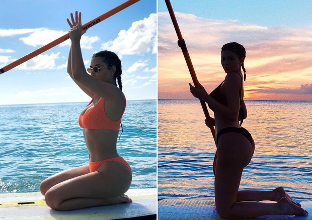 Kylie Jenner x Kim Kardashian (Foto: Reprodução/Instagram)