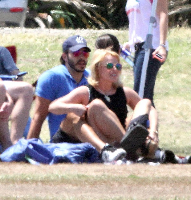 Britney Spears e Charlie Ebersol (Foto: Grosby Group)