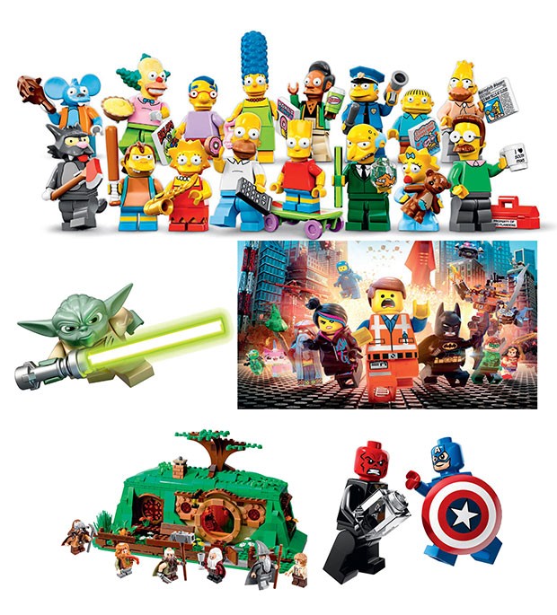Lançamentos inspirados em personagens famosos e no filme Uma Aventura Lego ajudaram a aumentar as vendas (Foto: Divulgação)