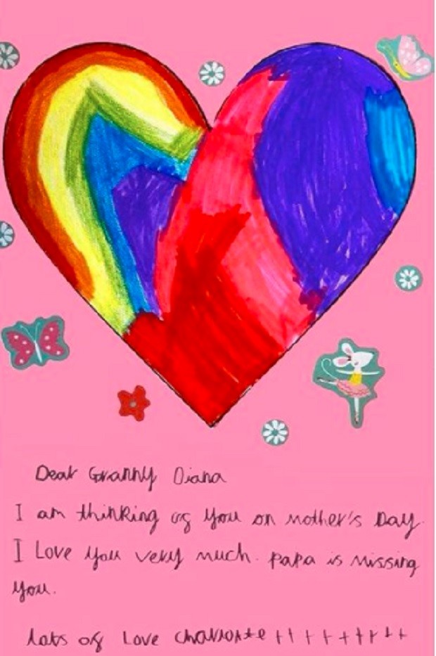 Charlotte escreve carta para Diana (Foto: Reprodução/Instagram)
