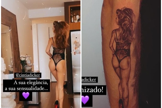 Tatuagem de Pedro Scooby (Foto: Reprodução/Instagram)