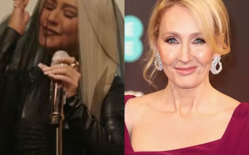 Christina Aguilera canta em “funeral” da carreira de J.K. Rowling