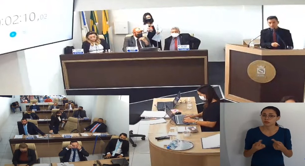 Vereadores devem decidir se aceitam pedido de impeachment contra prefeito de Rio Branco em sessão nesta terça (31) — Foto: Reprodução
