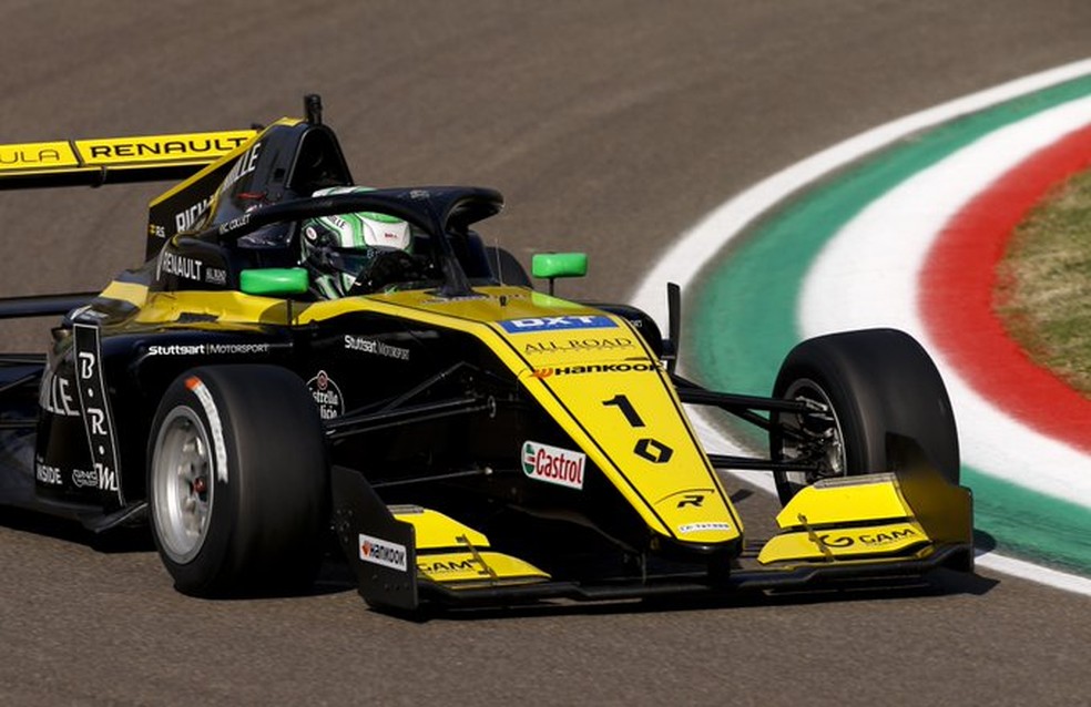 Caio Collet acelera durante etapa da Fórmula Renault em Imola — Foto: Divulgação