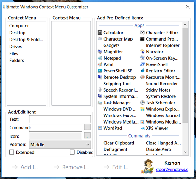 Ultimate windows context menu customizer как пользоваться