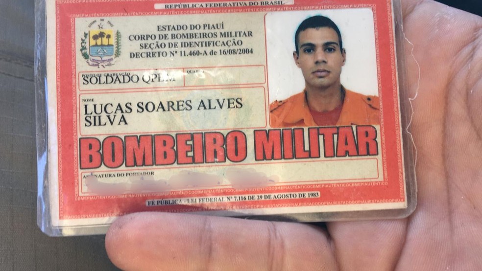 Soldado Lucas Soares faleceu durante um acidente na BR-316, em Timon — Foto: Divulgação