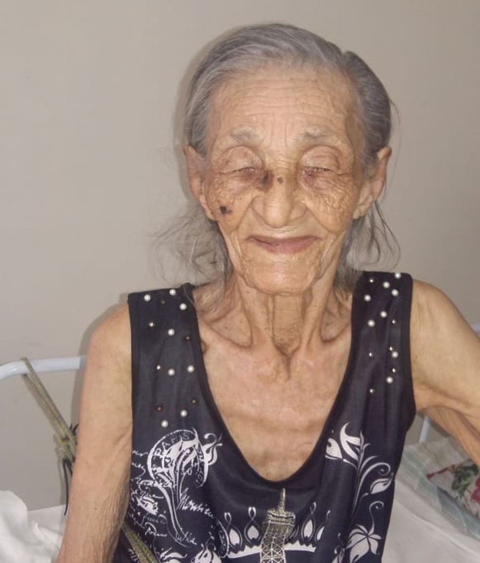 Júlia Amélia da Conceição completa 114 anos em Juazeiro do Norte — Foto: Arquivo pessoal