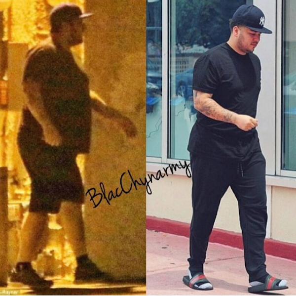 Rob Kardashian perdeu 22 quilos nos últimos meses (Foto: Instagram)