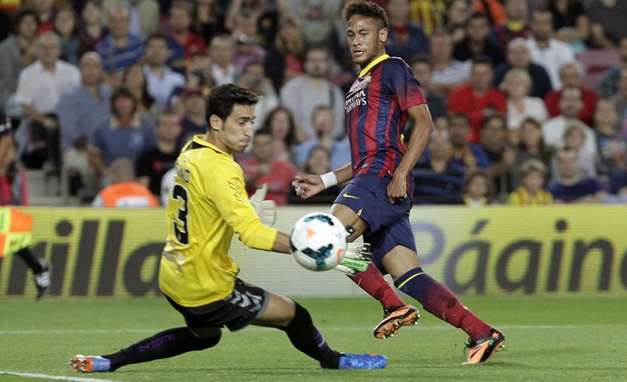 Neymar Barcelona x Valladolid (Foto: EFE)