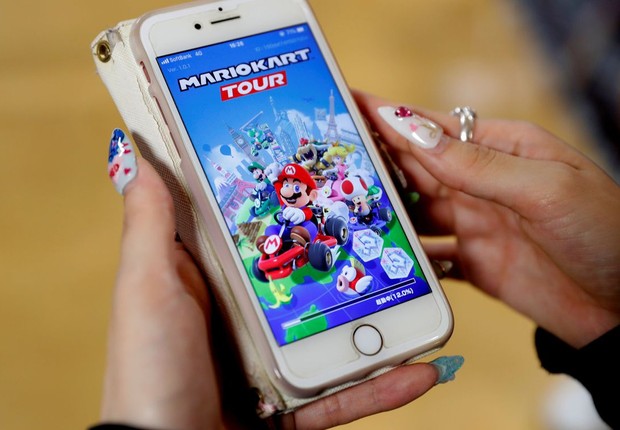 Game Mario Kart Tour promete ser mania nos smartphones (Foto: Reuters/Kim Kyung-Hoon/Direitos Reservados)
