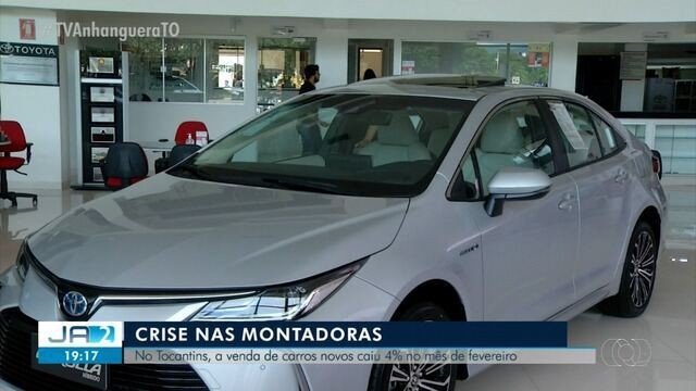 Tocantins registra queda de 4% na venda de carros novos em fevereiro 