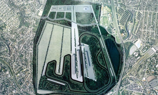 Ilustração do projeto do Autódromo de Deodoro, em 2010