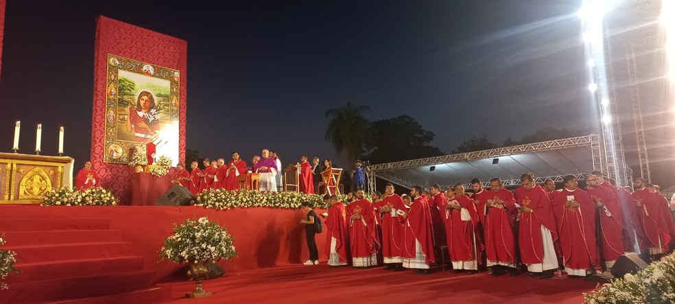 Cerimônia de Beatificação de Menina Benigna no Crato — Foto: Claudiana Mourato