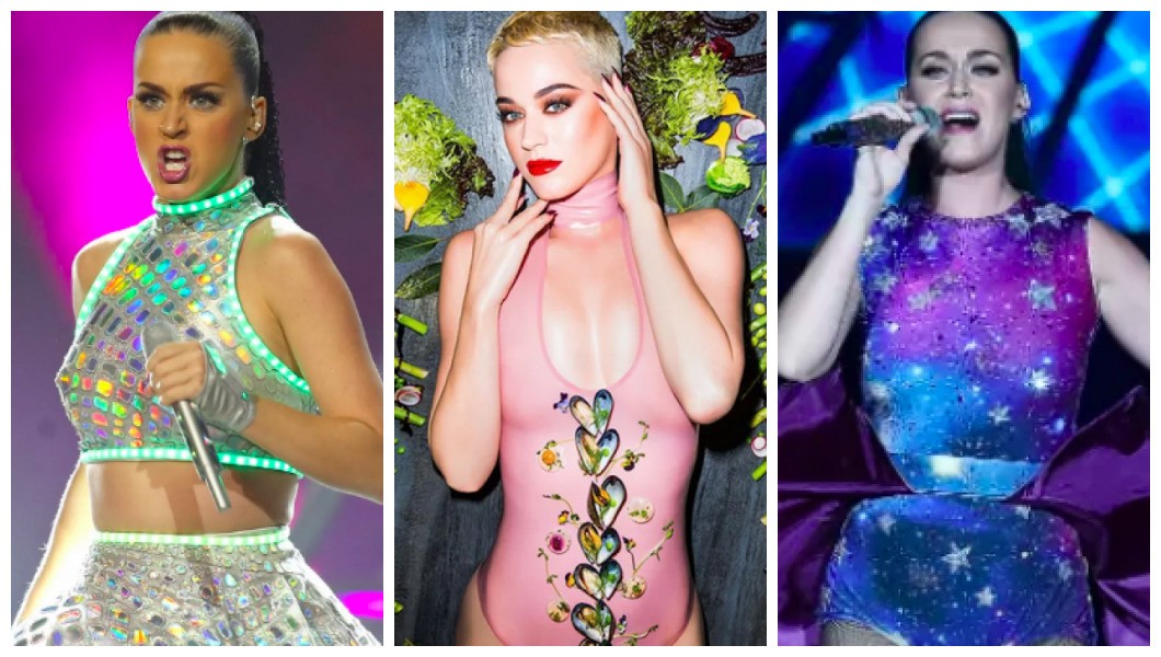 Alguns dos look usados pela cantora Katy Perry ao longo dos anos  (Foto: Getty Images/Instagram)