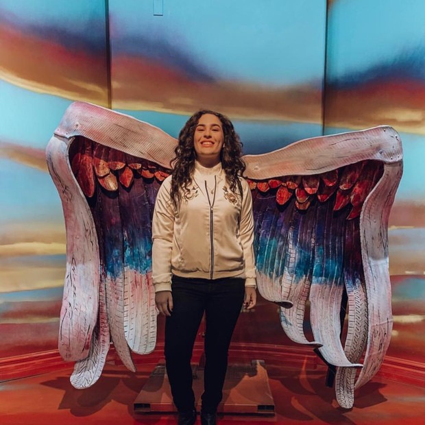 Lívian Aragão posa com asas de anjo (Foto: Reprodução/ Instagram )