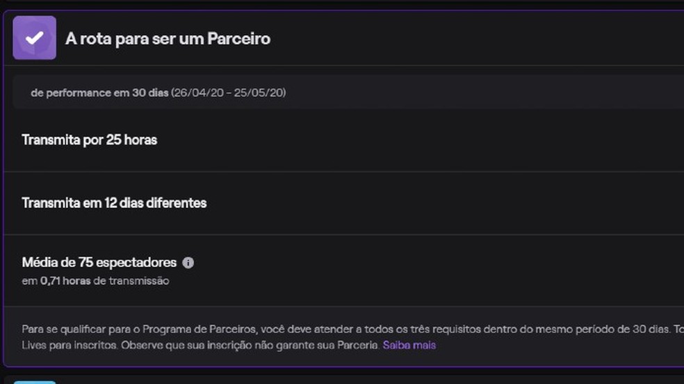 O recurso de Squad Stream só está disponível para canais Parceiros da Twitch — Foto: Reprodução/Thomas Schulze