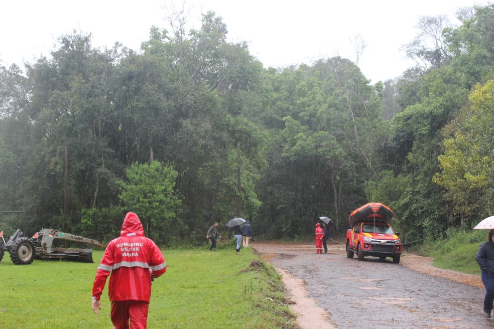Desaparecimento aconteceu em localidade rural de Pato Branco — Foto:  Marcilei Rossi/Diário do Sudoeste