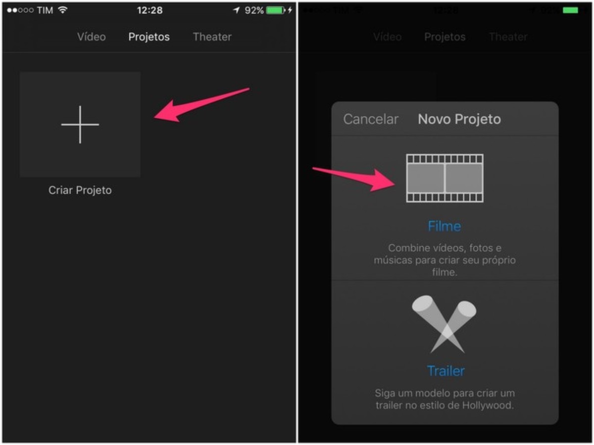 iMovie no iPhone como usar o app de edição de vídeos no celular