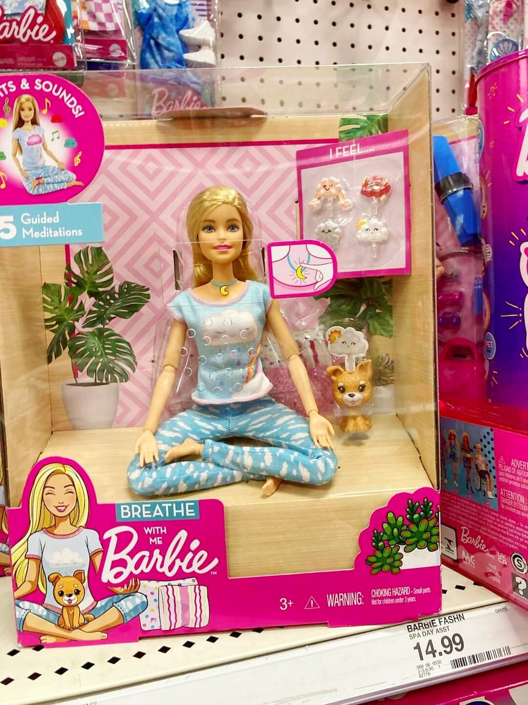 A boneca Barbie praticante de ioga (Foto: divulgação)