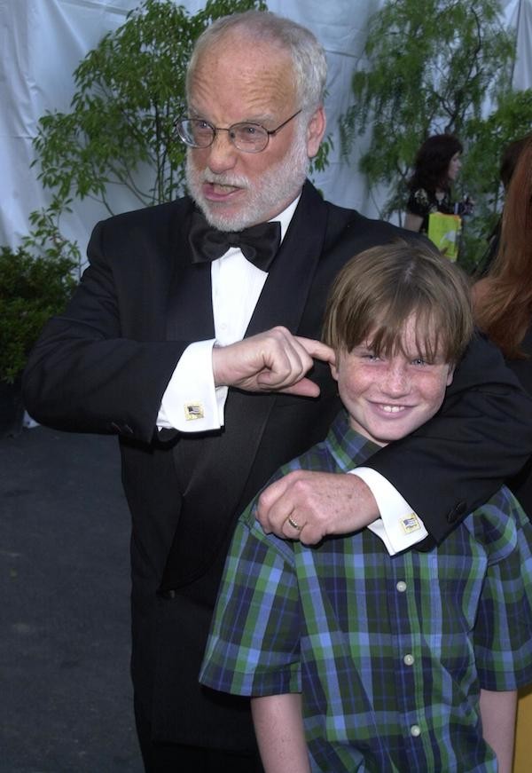 Richard Dreyfuss com o filho, Harry, em foto do ano 2000 (Foto: Getty Images)