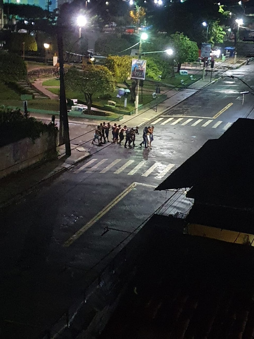 Assaltantes fizeram reféns em Cametá, no Pará.  — Foto: Reprodução/ Redes sociais