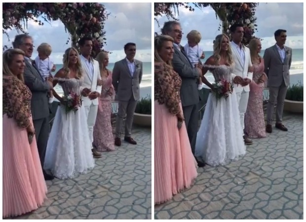 Karina Bacchi e Amaury Nunes se casam (Foto: Instagram)
