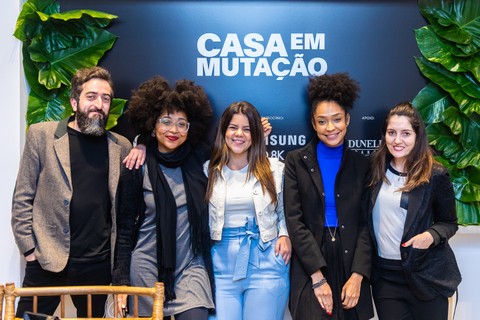 Guilherme Amoroso, Gabriela Bispo, Laura Lopes, Nikki Felix e Laura Speggiorin, da Globo Condé Nast 