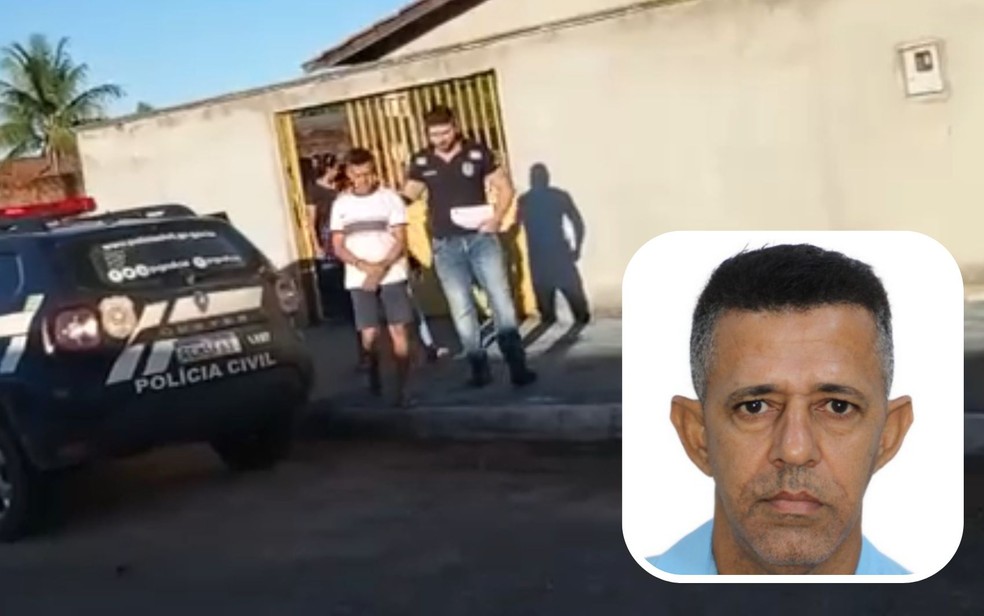 Professor Mateus José Mendes foi preso suspeito de estuprar alunos em Nova Iguaçu de Goiás — Foto: Divulgação/Polícia Civil