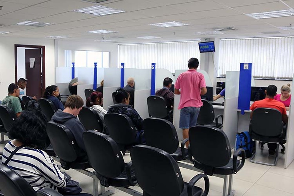 Posto de Atendimento ao Trabalhador (PAT) de Limeira — Foto: Eduardo Zanzirolamo/ Secretaria de Comunicação Social de Limeira