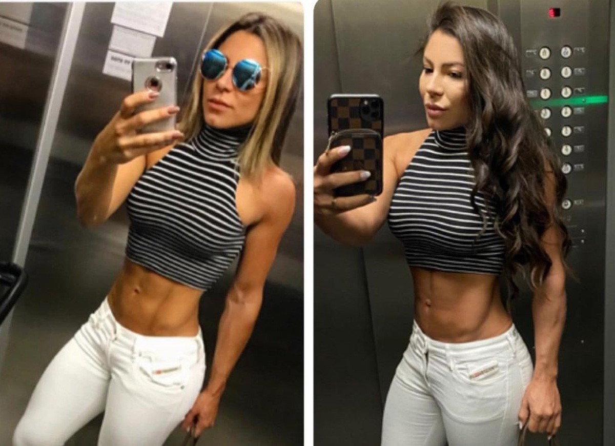 Andressa Miranda mostra corpo antes e depois de ter filho (Foto: Reprodução/Instagram)