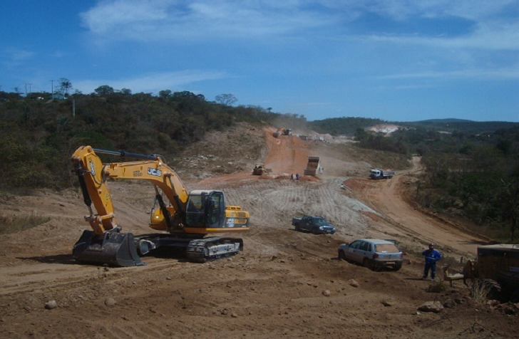 construcao-ferrovia-integracao-oeste-leste-fiol-valec-engenharia (Foto: Divulgação VALEC)