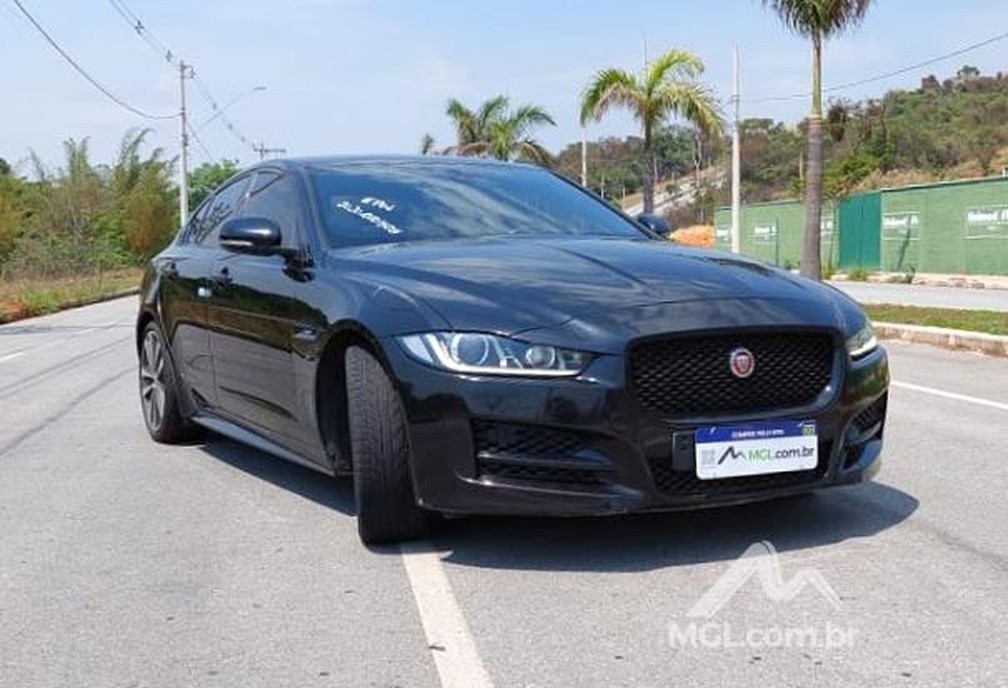 Jaguar, avaliado em R$ 170 mil, já possuía lance de quase R$90 mil até a tarde desta quinta (14). — Foto: Sejusp / Reprodução 
