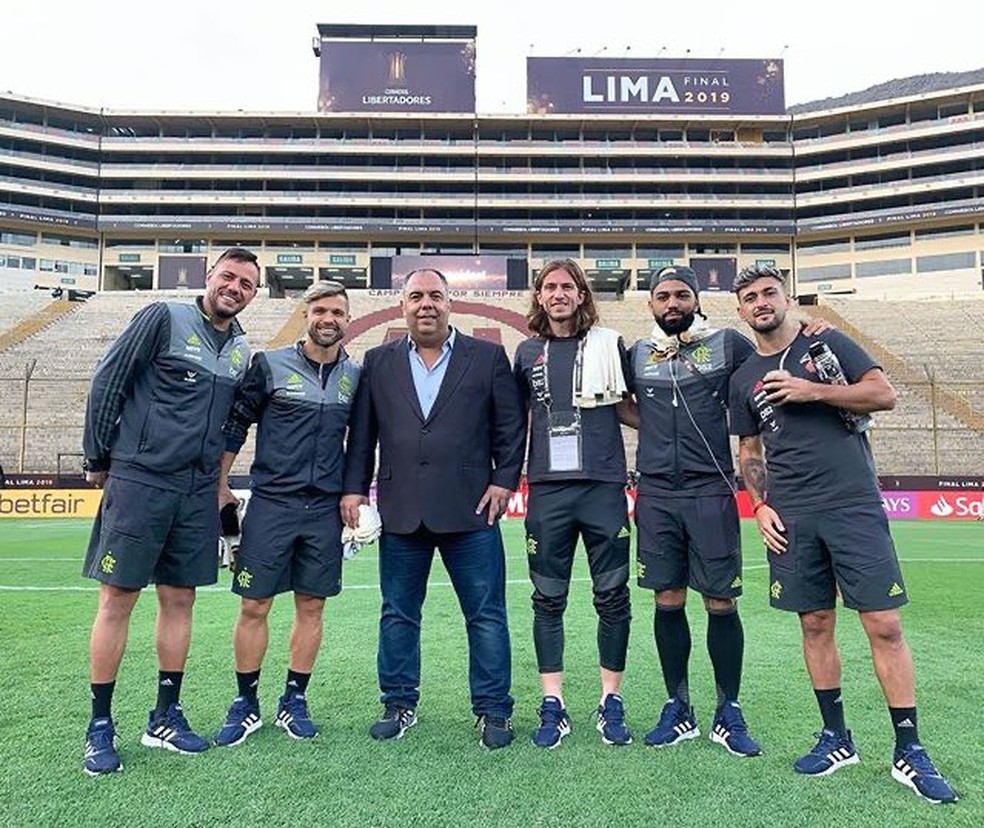  Marcos Braz não vai entrar em leilão por Gabigol — Foto: Divulgação/Flamengo