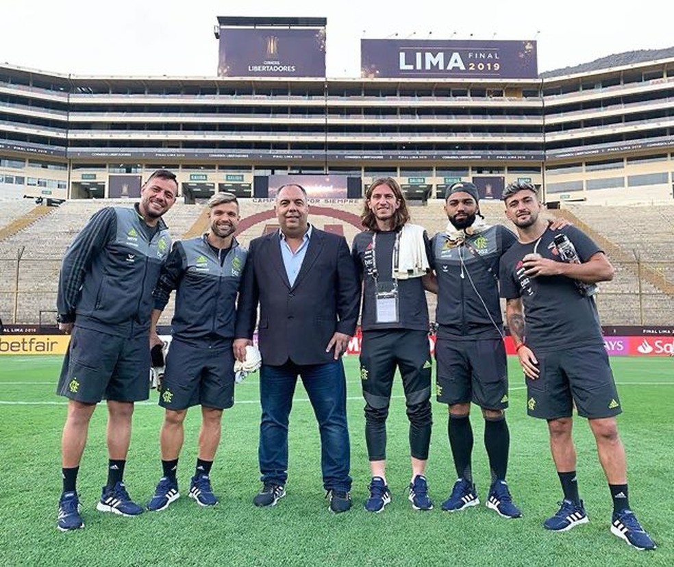  Marcos Braz não vai entrar em leilão por Gabigol — Foto: Divulgação/Flamengo