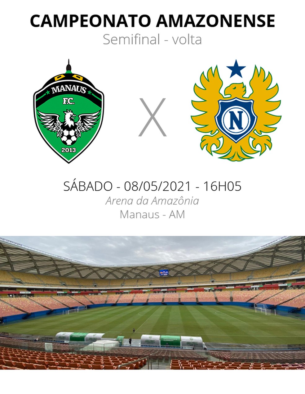 Manaus X Nacional Am Escalacoes Desfalques E Arbitragem Campeonato Amazonense Ge